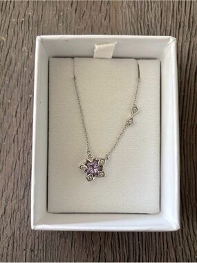 Ryze party snowflake necklace sterling silver